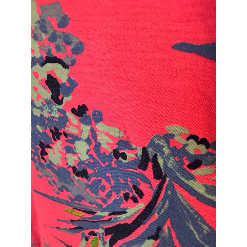 Lilly Pulitzer Surfcrest Dress in the Tiki Pink Out On A Limb print size 12-14 - Picture 5 of 5